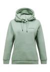 Peak Performance W Original Small Logo Hood Sweatshirt Damen - SALBEI