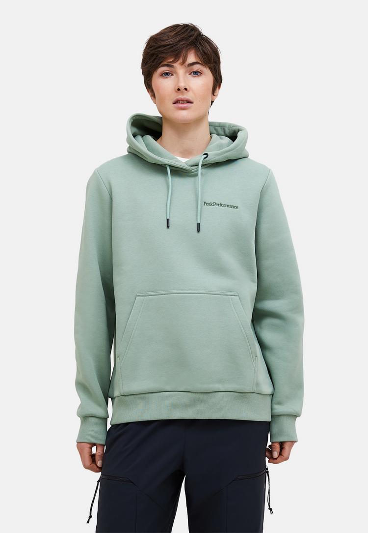 Peak Performance Peak Performance W Original Small Logo Hood Sweatshirt Damen - SALBEI - 1 | SportScheck
