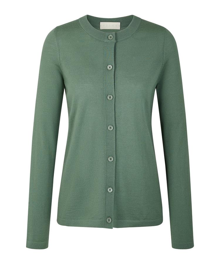 Falke Falke Merino X-fine Cardigan Strickpullover Damen - sea breeze (7496) - 0 | SportScheck
