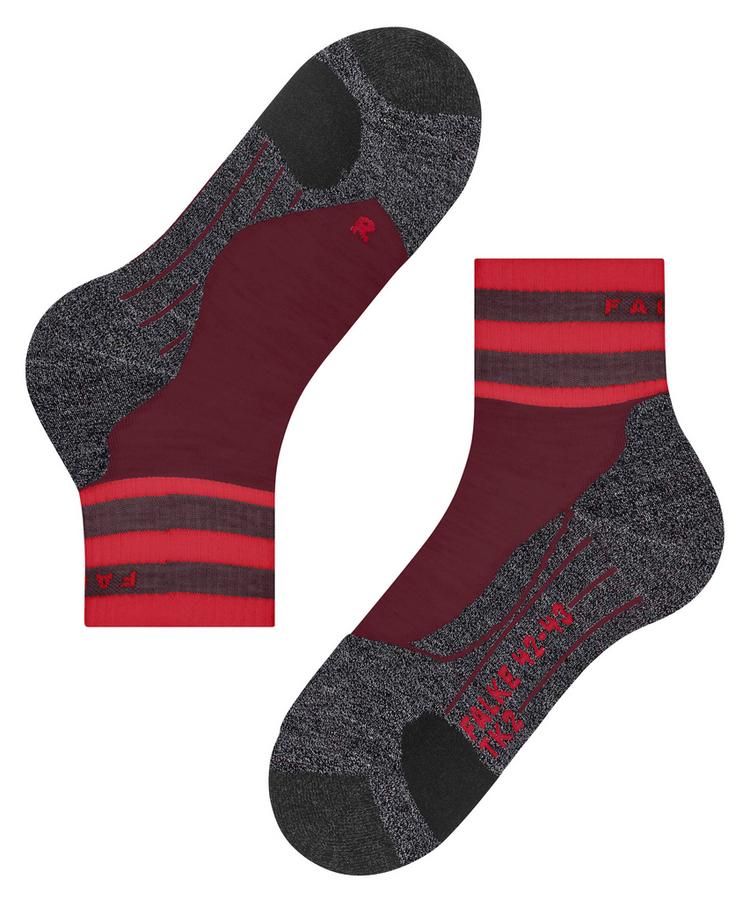 Falke Falke TK2 Explore Short Socken Damen - fuego-black (8078) - 3 | SportScheck