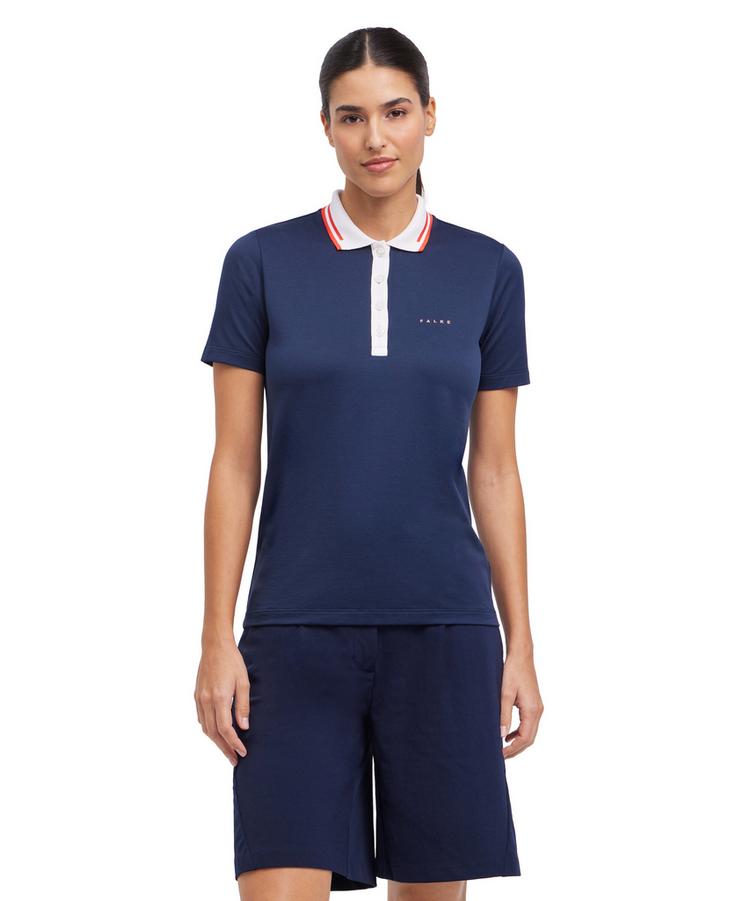 Falke Falke GO Poloshirt Poloshirt Damen - space blue (6116) - 0 | SportScheck
