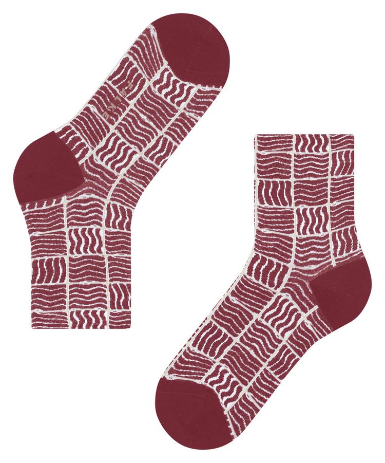 Falke Falke Coast Tile SSO Socken Damen - ruby (8830) - 2 | SportScheck