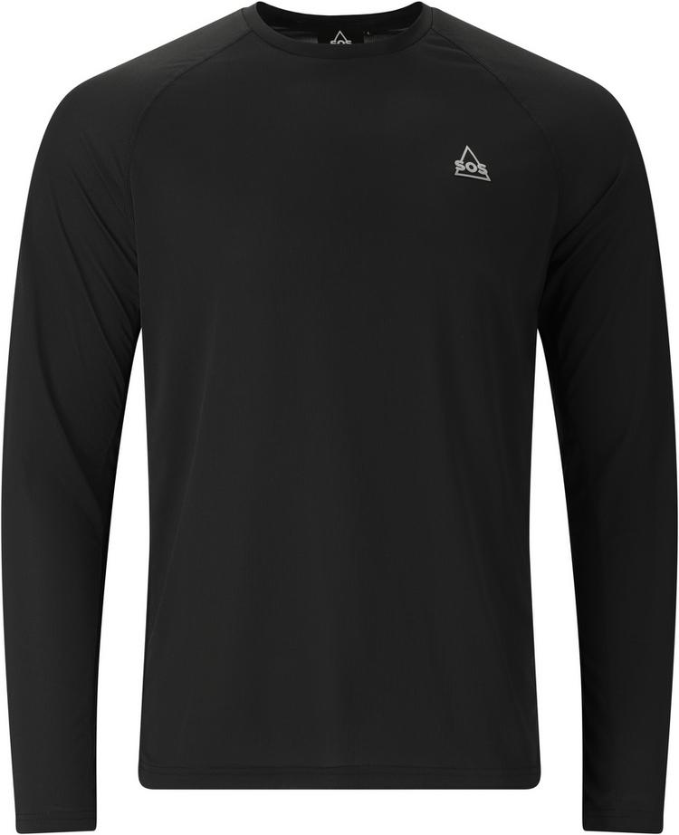 SOS SOS Pillar Langarmshirt Herren - 1001 Black - 0 | SportScheck