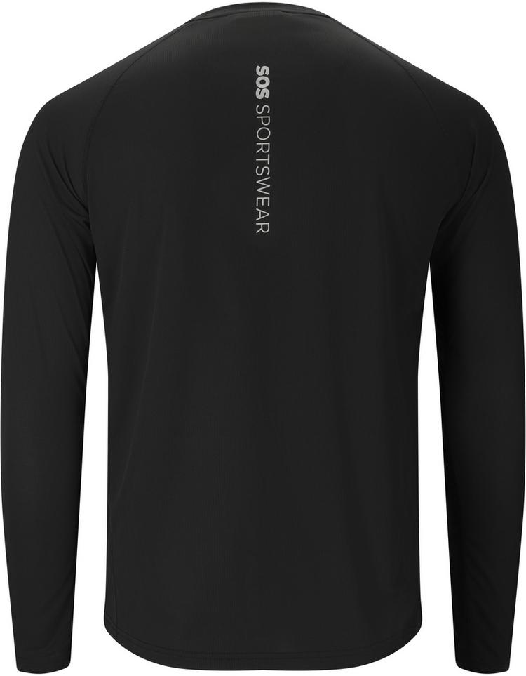 SOS SOS Pillar Langarmshirt Herren - 1001 Black - 0 | SportScheck