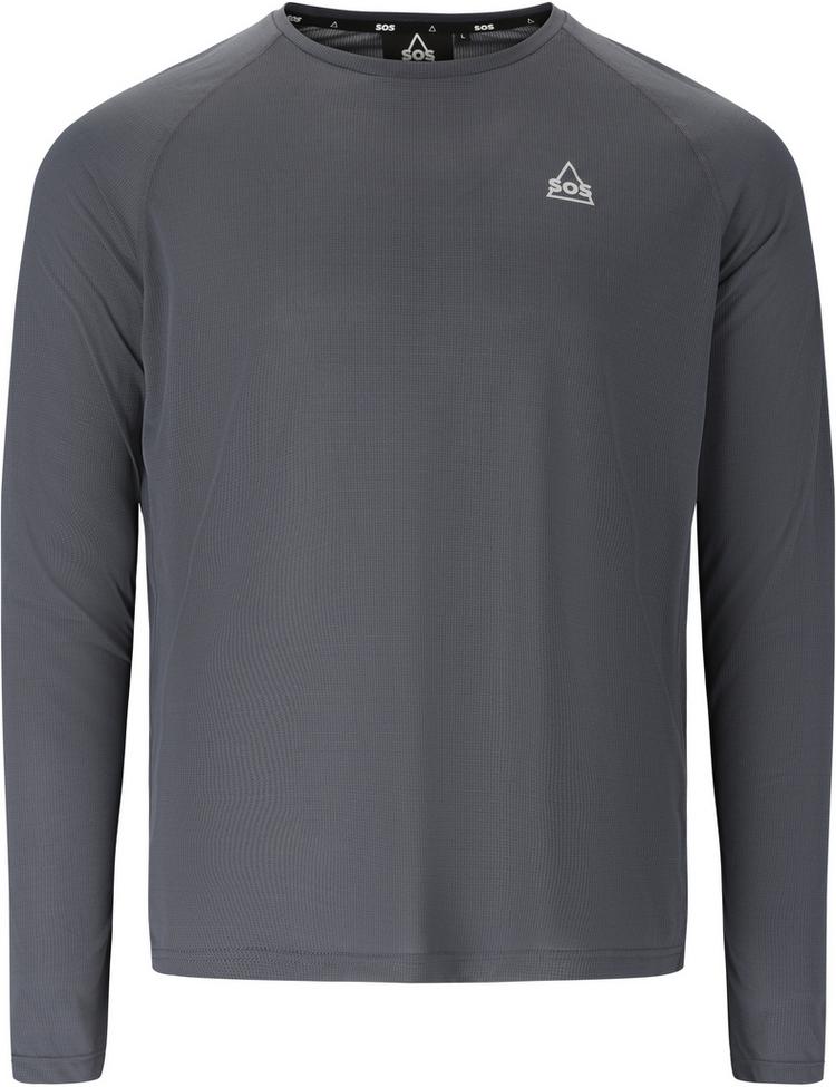 SOS SOS Pillar Langarmshirt Herren - 1009 India Ink - 0 | SportScheck