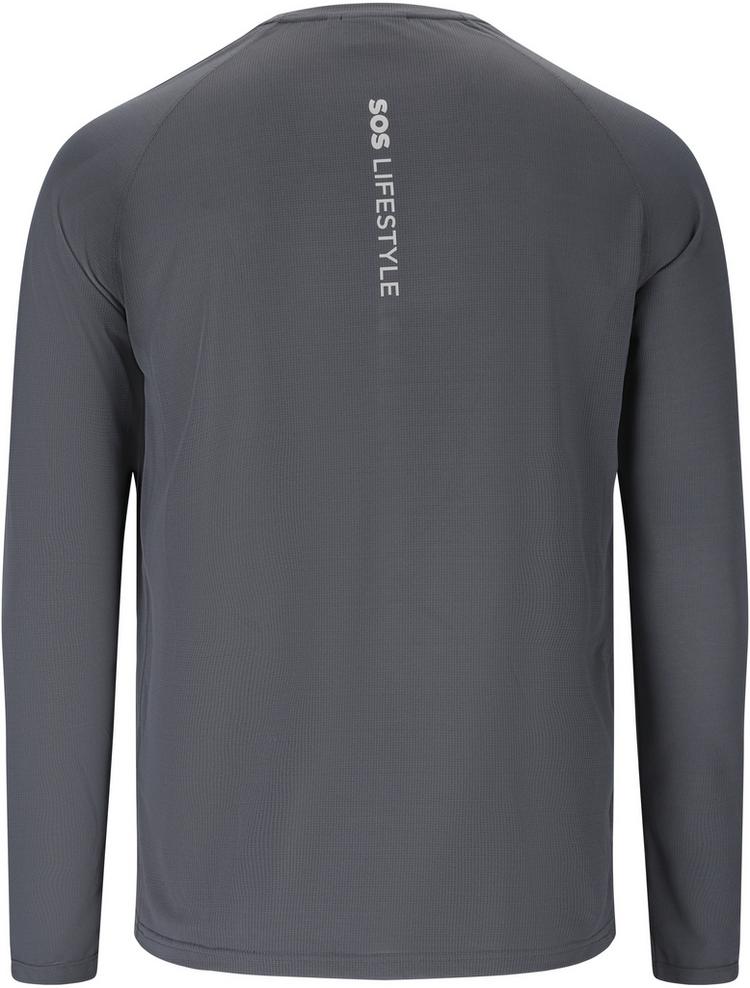 SOS SOS Pillar Langarmshirt Herren - 1009 India Ink - 0 | SportScheck