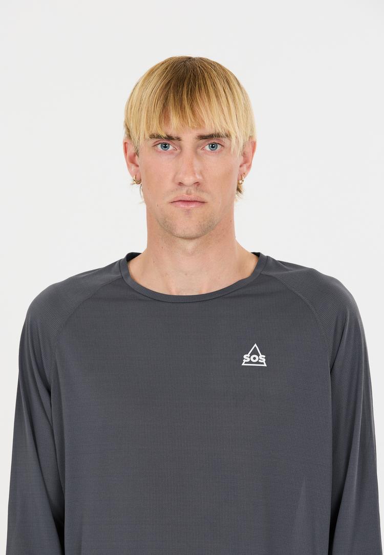 SOS SOS Pillar Langarmshirt Herren - 1009 India Ink - 2 | SportScheck