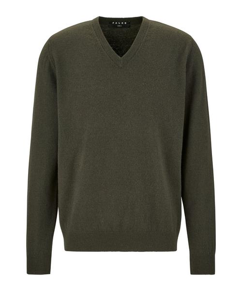 Falke Lambswool V-Neck Strickpullover Herren