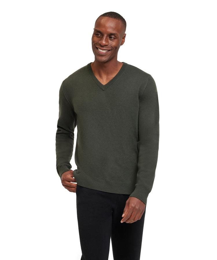 Falke Falke Lambswool V-Neck Strickpullover Herren - loden (7900) - 0 | SportScheck