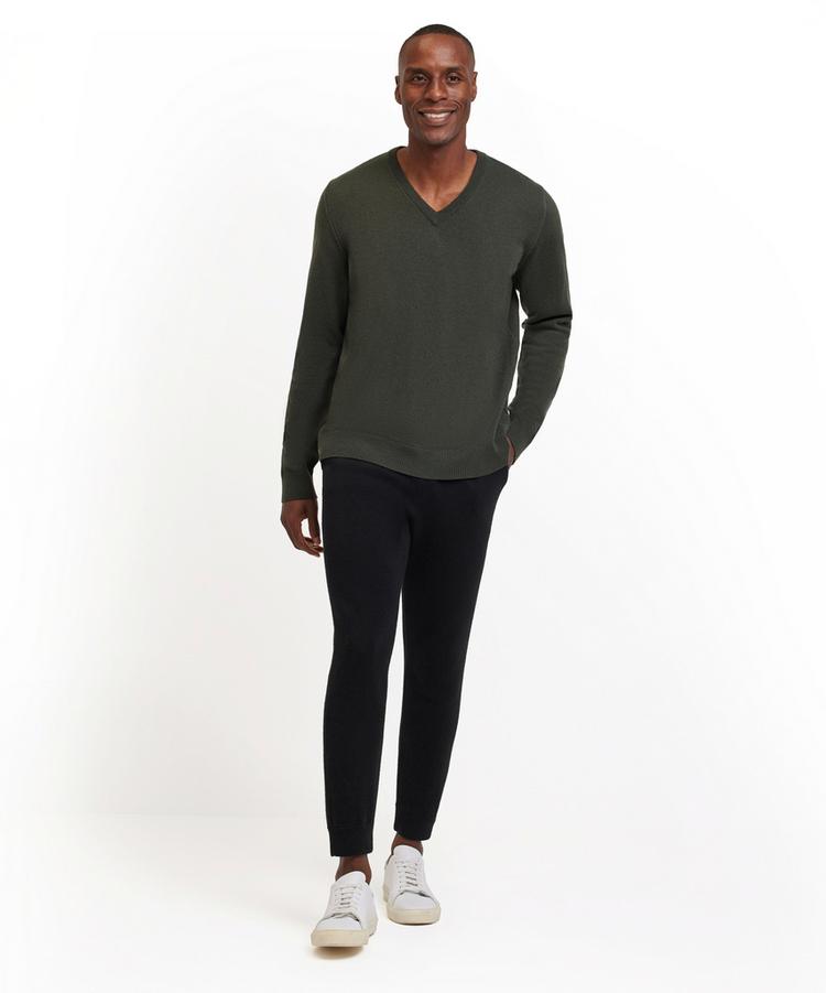 Falke Falke Lambswool V-Neck Strickpullover Herren - loden (7900) - 1 | SportScheck