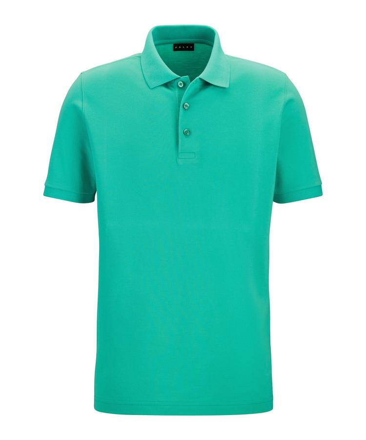 Falke Falke Pima Piqu&eacute; Polo Poloshirt Herren - aqua (6984) - 0 | SportScheck