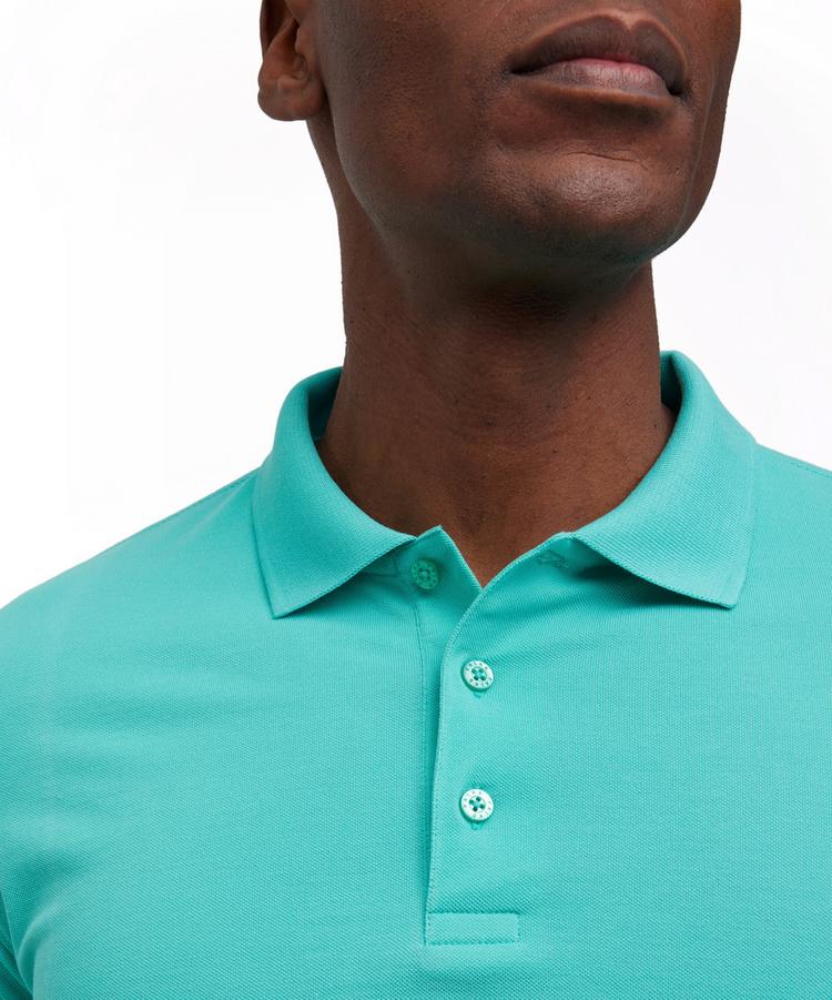 Falke Falke Pima Piqu&eacute; Polo Poloshirt Herren - aqua (6984) - 3 | SportScheck