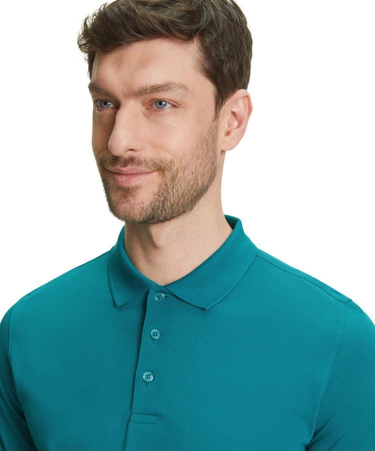 Falke Falke Pima Piqu&eacute; Polo Poloshirt Herren - petrol (7303) - 4 | SportScheck