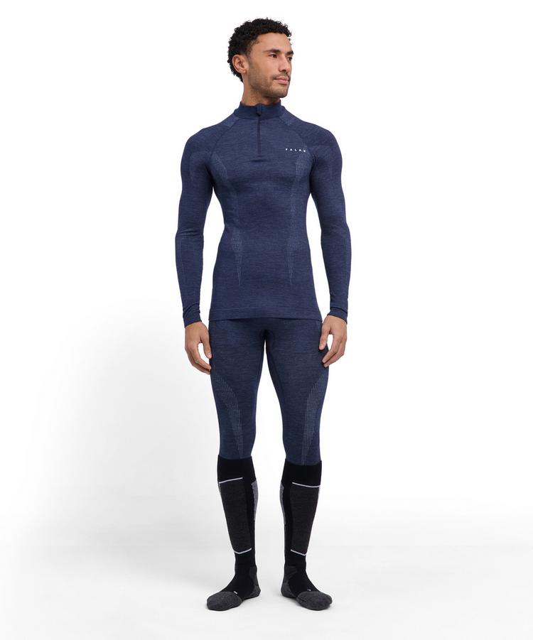 Falke Falke Longsleeve Zip Funktionsshirt Herren - space blue (6116) - 0 | SportScheck