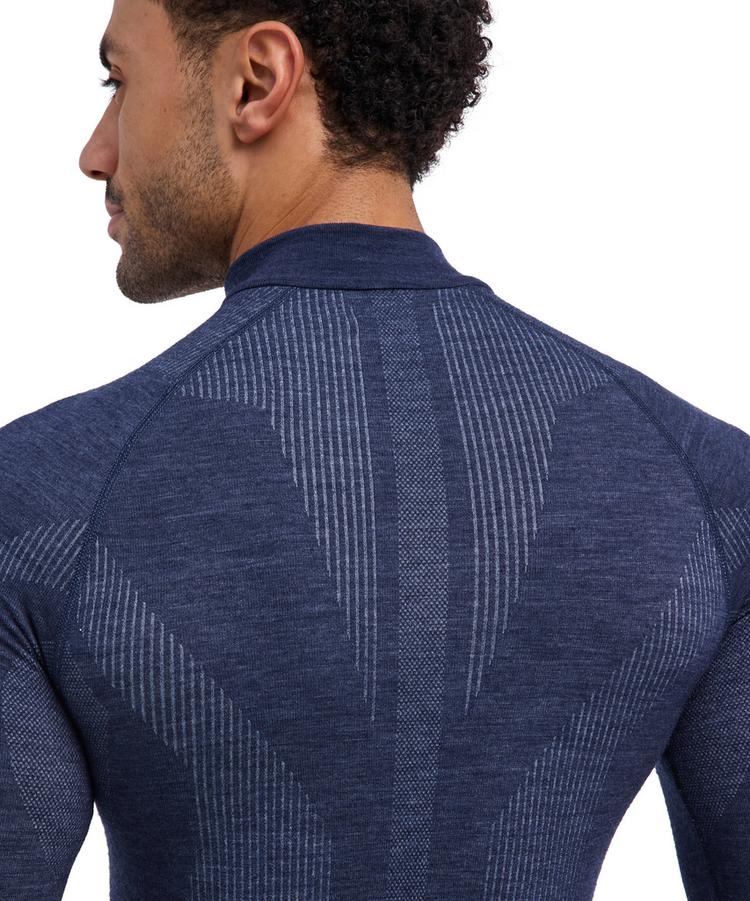 Falke Falke Longsleeve Zip Funktionsshirt Herren - space blue (6116) - 2 | SportScheck