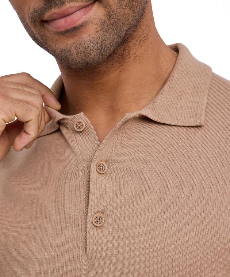 Falke Falke Cotton Polo Shirt Poloshirt Herren - sesame (4390) - 1 | SportScheck