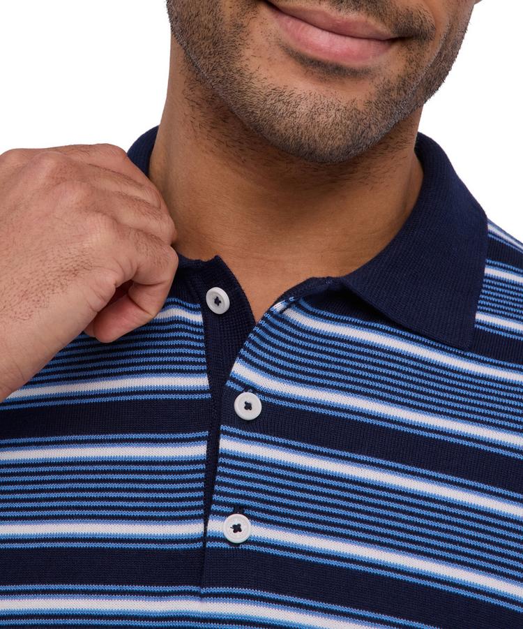 Falke Falke Cotton Polo Shirt Poloshirt Herren - dark navy (6374) - 2 | SportScheck