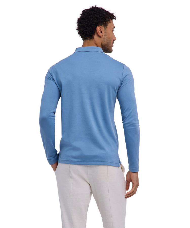 Falke Falke Pima Interlock Polo Poloshirt Herren - sky blue (6876) - 0 | SportScheck