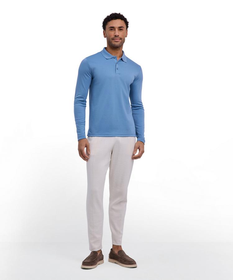 Falke Falke Pima Interlock Polo Poloshirt Herren - sky blue (6876) - 0 | SportScheck