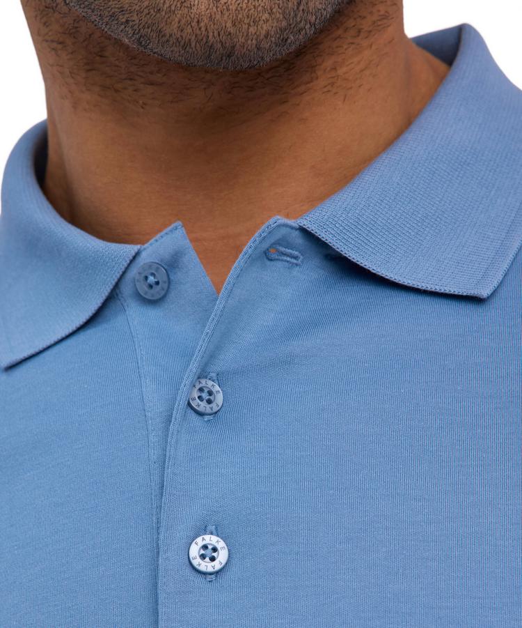 Falke Falke Pima Interlock Polo Poloshirt Herren - sky blue (6876) - 1 | SportScheck