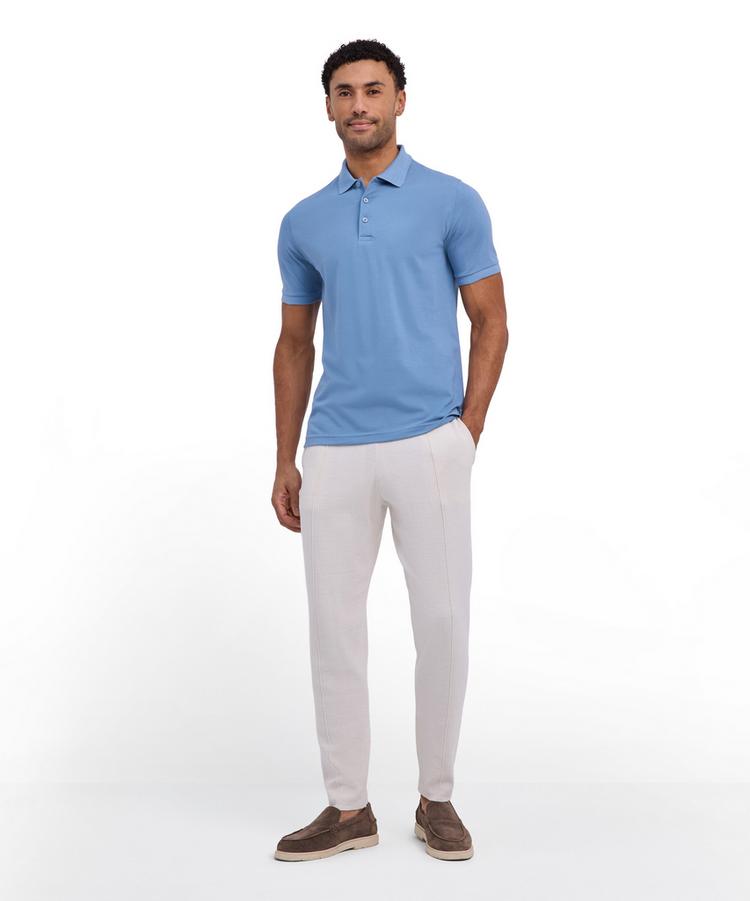 Falke Falke Pima Piqu&eacute; Polo Poloshirt Herren - sky blue (6876) - 0 | SportScheck