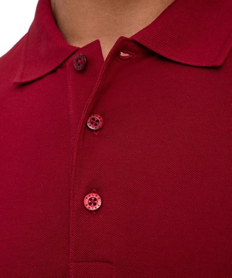 Falke Falke Pima Piqu&eacute; Polo Poloshirt Herren - ruby (8830) - 1 | SportScheck