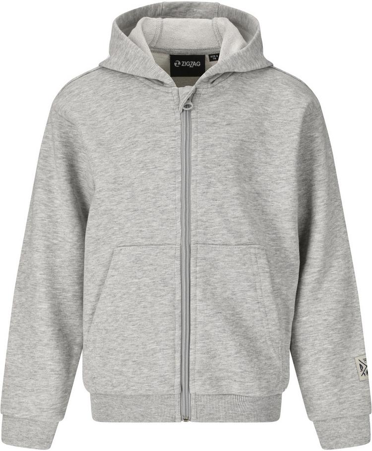 ZigZag ZigZag Lumix Sweatjacke Kinder - 1005 Light Grey Melange - 0 | SportScheck