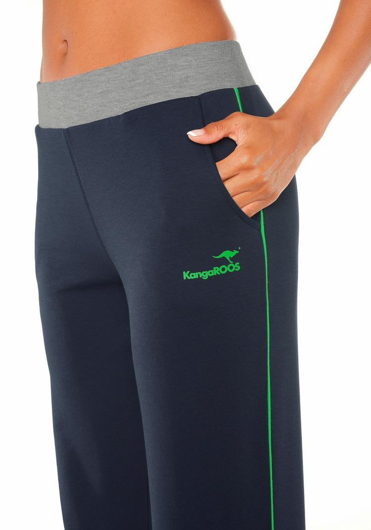 KangaROOS KangaROOS Relaxhose Sweathose Damen - marine-gr&uuml;n-gr&uuml;n - 1 | SportScheck