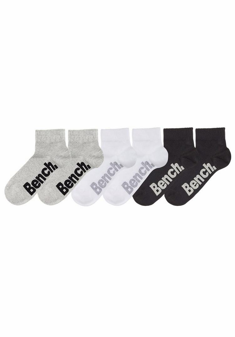 Bench Bench Kurzsocken Socken - schwarz - wei&szlig; - grau - 0 | SportScheck