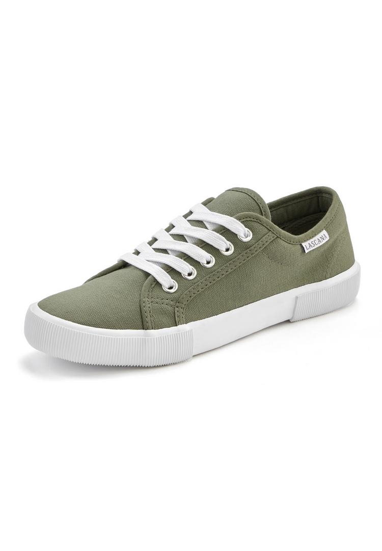 Lascana Lascana Sneaker Sneaker Damen - olivfarben - 5 | SportScheck
