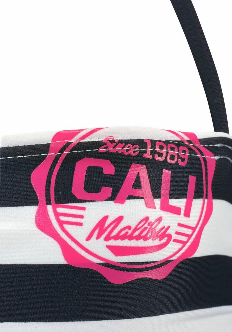 Bench Bench Bandeau-Bikini Bikini Set Damen - schwarz-wei&szlig; - 0 | SportScheck