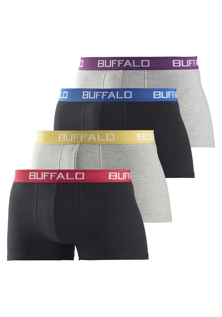 Buffalo Buffalo Boxer Unterhose Herren - schwarz - grau - 0 | SportScheck