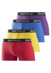 Buffalo Boxer Unterhose Herren - rot - gelb - blau - lila