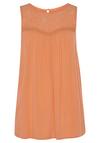 Buffalo Crepebluse Langarmbluse Damen - bright peach