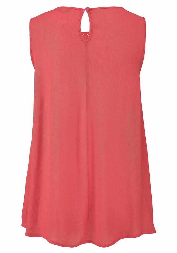 Buffalo Buffalo Crepebluse Langarmbluse Damen - koralle - 0 | SportScheck