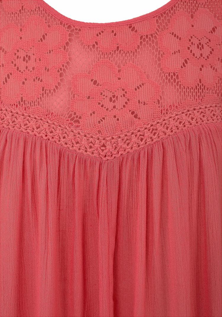 Buffalo Buffalo Crepebluse Langarmbluse Damen - koralle - 0 | SportScheck