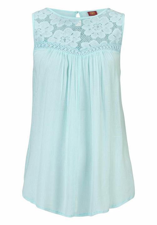 Buffalo Crepebluse Langarmbluse Damen