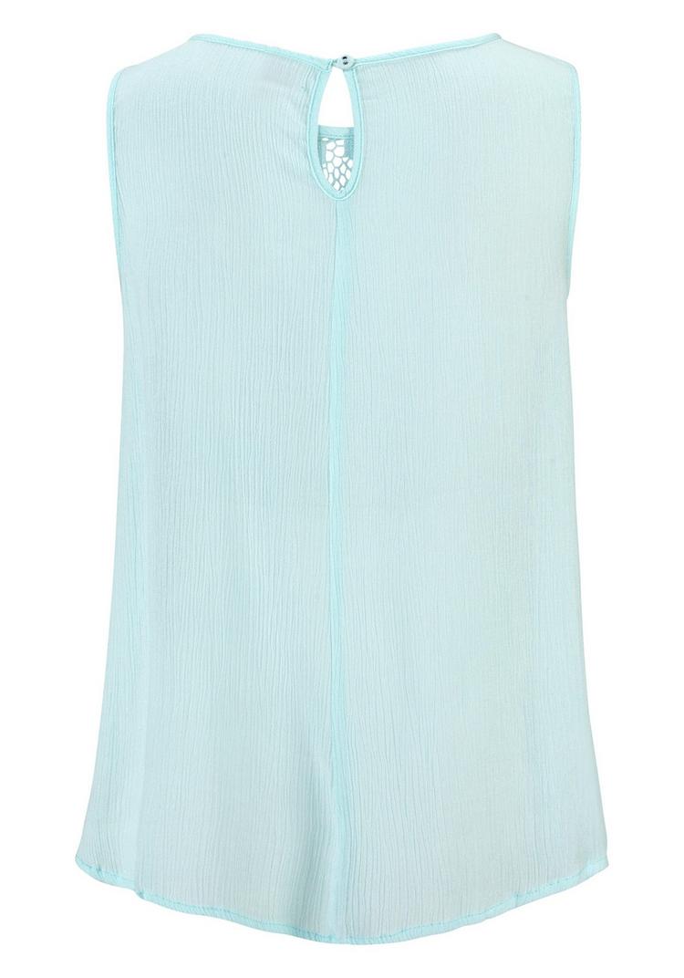 Buffalo Buffalo Crepebluse Langarmbluse Damen - t&uuml;rkis - 0 | SportScheck