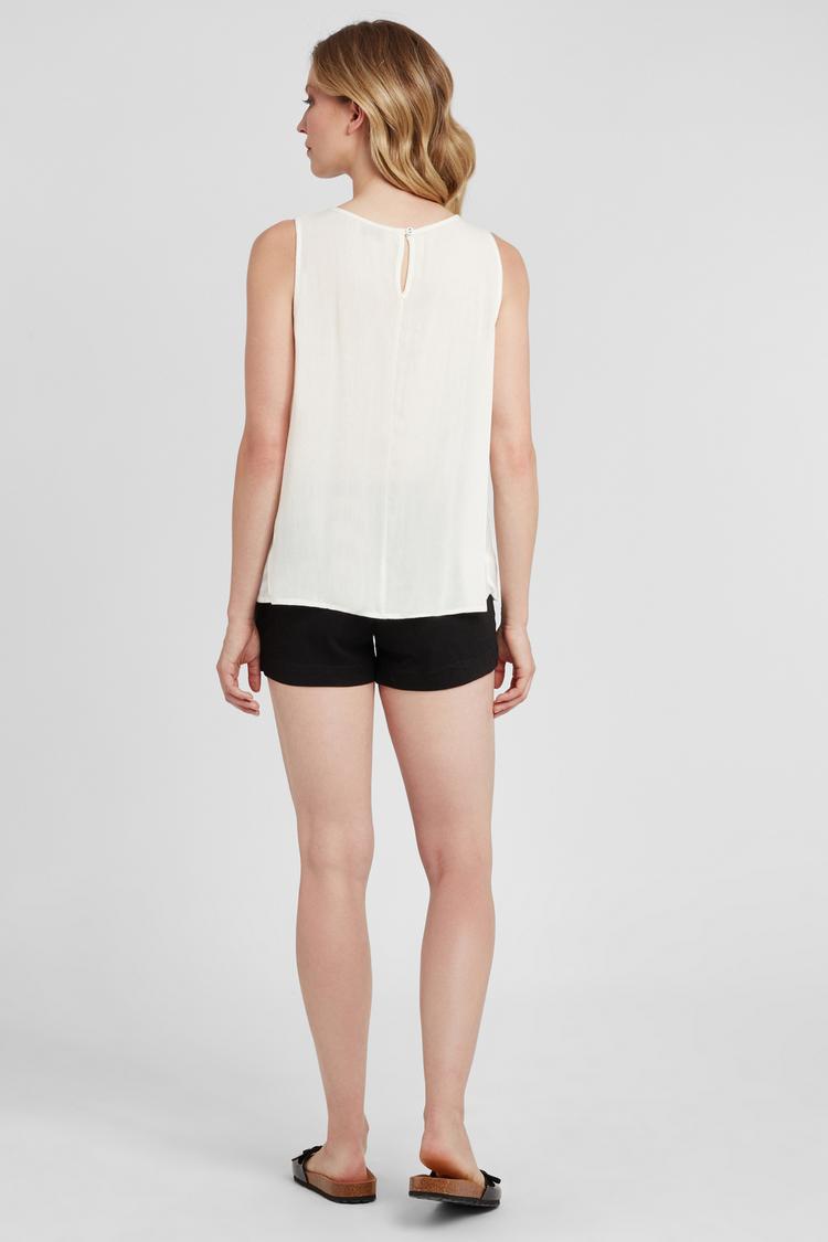 Buffalo Buffalo Crepebluse Langarmbluse Damen - creme - 2 | SportScheck