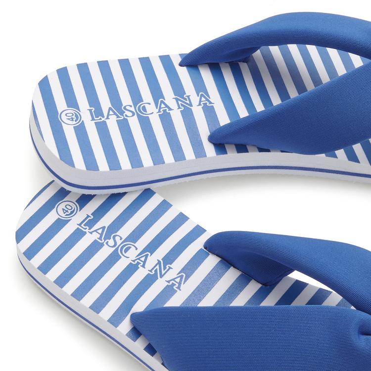 Lascana Lascana Badezehentrenner Zehentrenner Damen - blau - wei&szlig; - 3 | SportScheck