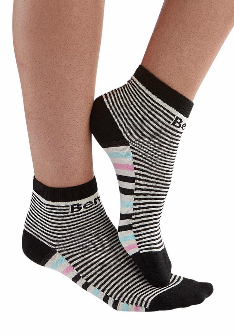 Bench Bench Kurzsocken Socken Damen - bunt-gestreift - 0 | SportScheck