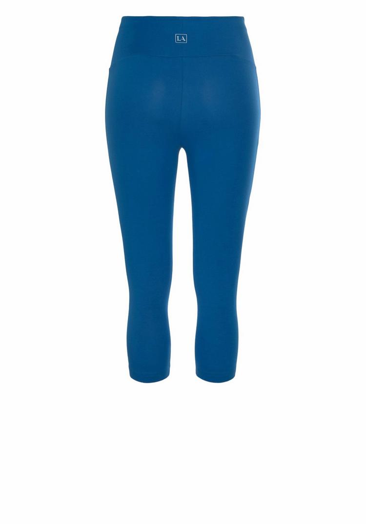 Lascana Lascana Caprileggings Tights Damen - royalblau - 0 | SportScheck