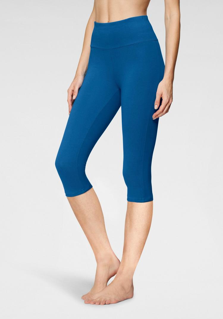 Lascana Lascana Caprileggings Tights Damen - royalblau - 0 | SportScheck