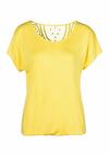 Vivance Kurzarmshirt T-Shirt Damen - gelb