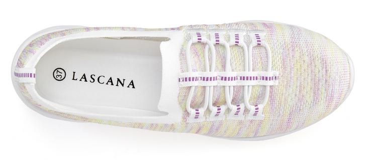 Lascana Lascana Sneaker Sneaker Damen - gelb - pink - 2 | SportScheck