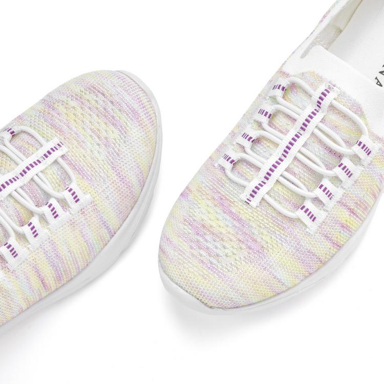 Lascana Lascana Sneaker Sneaker Damen - gelb - pink - 3 | SportScheck