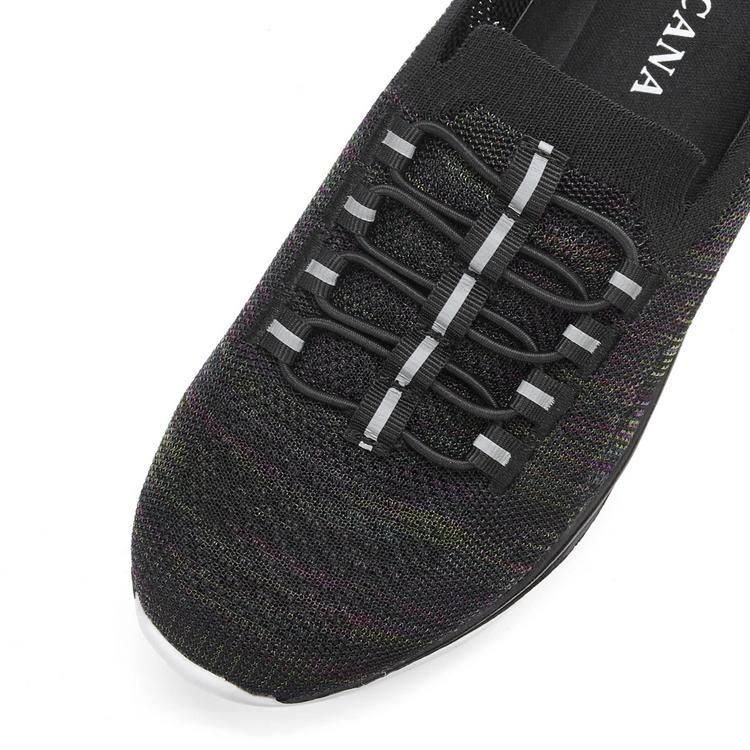 Lascana Lascana Sneaker Sneaker Damen - schwarz meliert - 1 | SportScheck