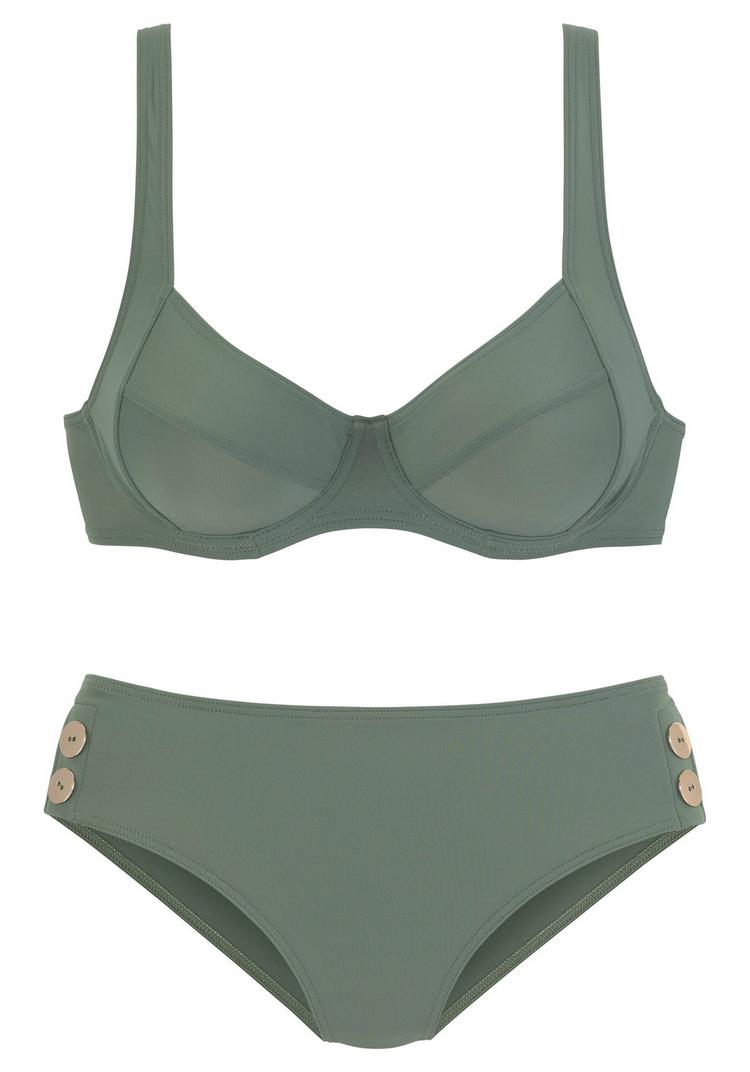 Vivance Vivance B&uuml;gel-Bikini Bikini Set Damen - oliv - 0 | SportScheck