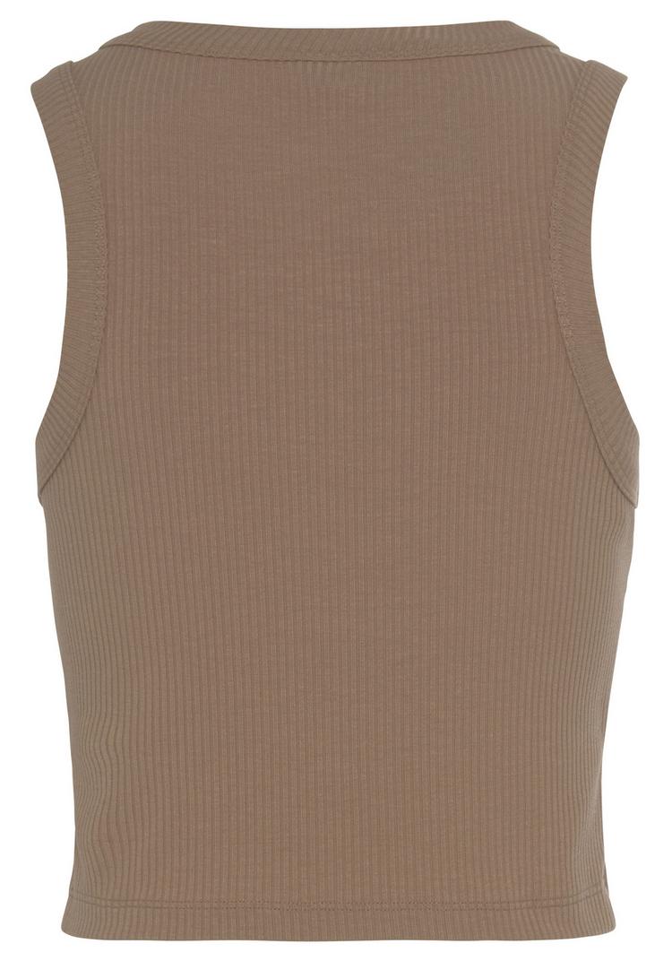 Lascana Lascana Crop-Top Croptop Damen - camel - braun - 0 | SportScheck