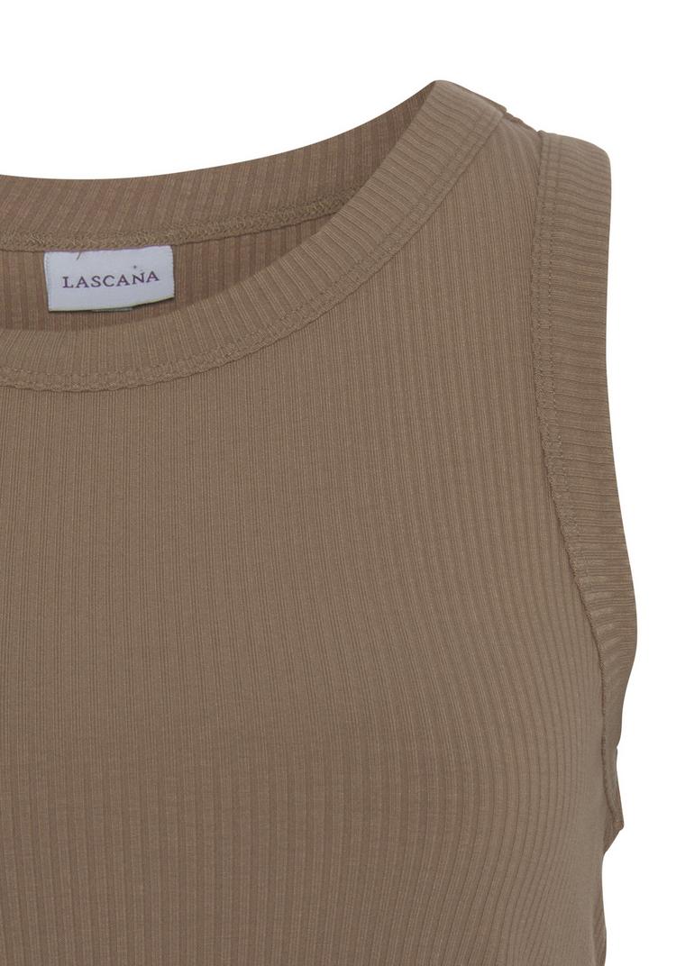 Lascana Lascana Crop-Top Croptop Damen - camel - braun - 3 | SportScheck